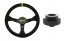 RBS Technology RBS-KZ-01+E36 Спортивне кермо RBS Technology замшеве 34/8см + наба BMW E36