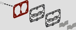 AD BRAKE VIC-323894 Ремкомплект, компресор повітря 911 504 003 2 для DAF 95 XF