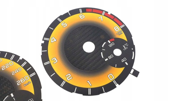 Moman 0089688088241 Mercedes GLA CLA Custom жовті швидкісні циферблати