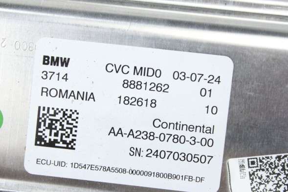 BMW OE 8881262 37148881262 8871686 37148871686 8888512 37148888512 8868472 37148868472 8862425 37148862425 8858443 37148858443 БЛОК КЕРУВАННЯ МОДУЛЯ ПІДВІСКИ CVC MID BMW G60 G61 G90 G99 M5 G45 X3 G09 XM