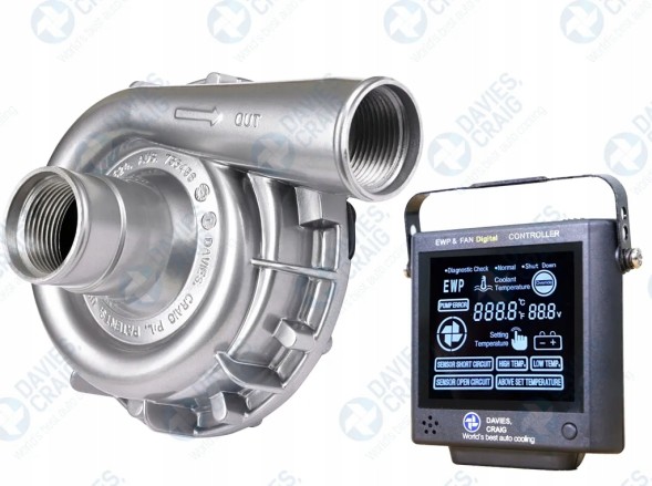 Davies Craig Комплект алюмінієвого насоса EWP115 та контролера DC8950