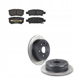 ATM Mikoda 45028s_25012 Диски просвердлені нарізні спортивні gt колодки задні mitsubishi lancer viii 8 07-