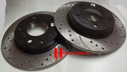 ATM Mikoda 45028s_25012 Диски просвердлені нарізні спортивні gt колодки задні mitsubishi lancer viii 8 07-