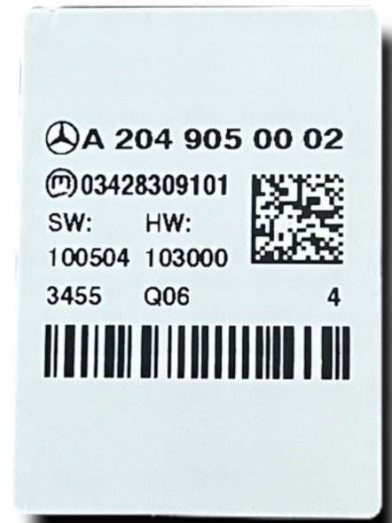 Mercedes-Benz OE МЕРСЕДЕС БЕНЗ W204 БАГАТОФУНКЦІОНАЛЬНА ПАНЕЛЬ УПРАВЛІННЯ A2049050002