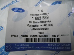 Ford OE 8G916K863AA Труба шланга інтеркулера ford smax / galaxy 2.0л tdci