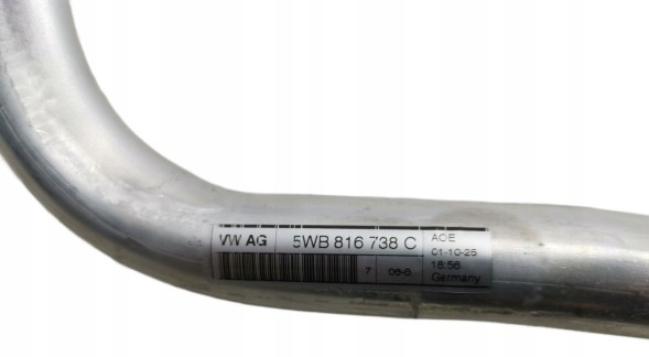 Volkswagen OE 5WA816743, DWP414052OE Шланг трубка кондиціонера VW Passat B8 5WA816743