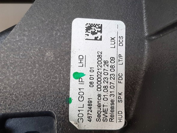 BMW OE 9631014 7941045 BMW BMW X3 G01 X4 G02 LCI LIFT Приладова панель Консоль Sensatec Сіра-нитка HUD