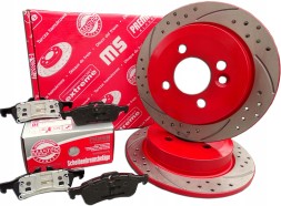 Master-Sport Germany 2401102711SE+7162 ГАЛЬМІВНІ ДИСКИ SPORT-EXTREME 2 ШТ. ЗАДНІ Л/П МІНІ (R50, R53), (R52), (R56)