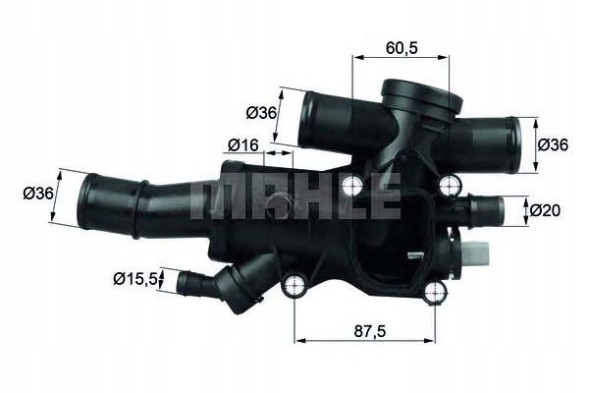 Behr BEHTH 44 83(HQ) ТЕРМОСТАТ CITROEN 83C 2.0HDI BEHR