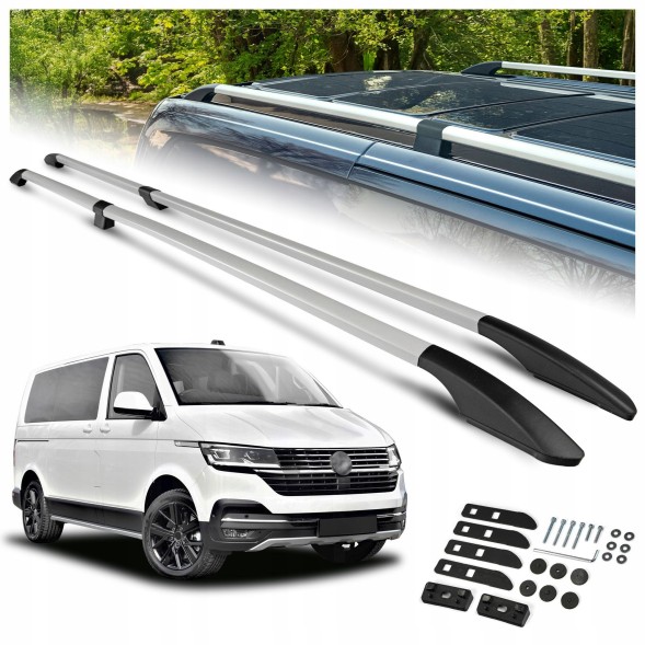 CHROMEMASTER OM-RR-D0037L-007 Багажник на дах (рейлінги) для VW CARAVELLE T6.1 2019-2023 LONG | ДОВГИЙ