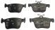 Audi OE 3Q0698451J, DWP530734OE Гальмівні колодки задні Audi VW Seat Skoda 3Q0698451J 300x12 оригінал
