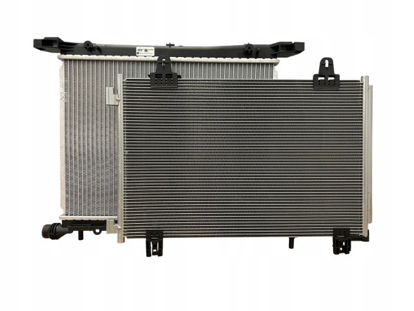 AHE RadioR368/421246552312 Комплект радіаторів Fiat 500 07- 1.0 MILD HYBRID 52139791 52149791 52209267