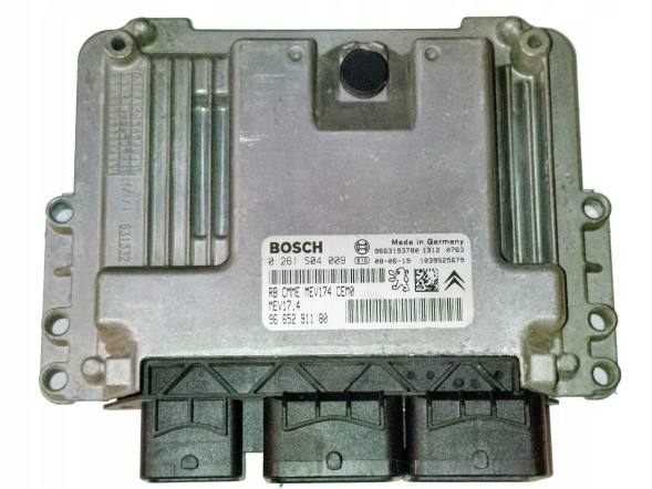PSA 0261S04009 9665291180 BEZ IMMO przygotowany w SDK Контролер 0261S04009 9665291180 MEV17.4 БЕЗ ІММО
