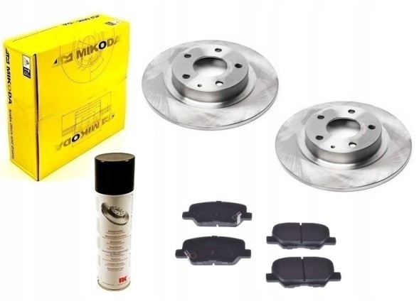 ATM Mikoda ALL6488 Диски колодки MAZDA 6 GJ GL 2012- ЗАД КПЛ 278мм х 10мм ручний