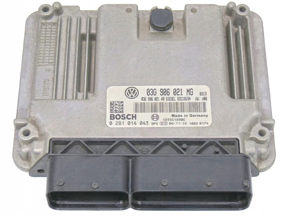 OE КОМП'ЮТЕР (БЛОК УПРАВЛІННЯ ДВИГУНОМ) ECU TOURAN 1.9 TDI 03G906021MG 0281014043