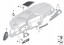 BMW OE Скло кришки приладової панелі акрилове чорне пасажирське BMW F20 F21 51459226071