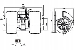 Nissens 87790 Вентилятор повітродувки 24v daf lf 45 lf 55 rvi kerax midlum преміум 2