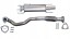 CHINA 17.617 95-205 F ANT Opel vectra saab 9-3 fiat croma 1.9 dpf fap глушник колекторна труба 17.617