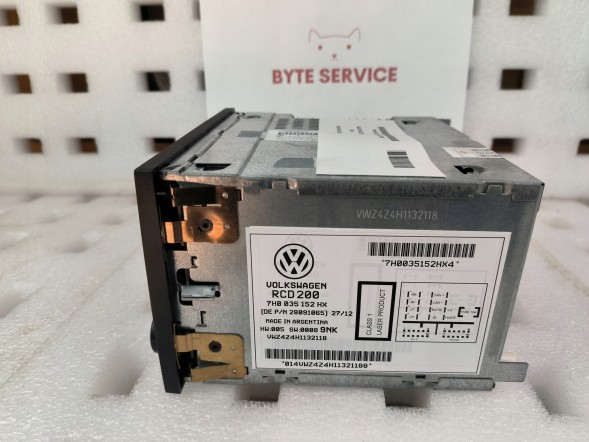 Volkswagen OE 7H0035152HX Автомагнітола VW RCD200 CD 2-DIN