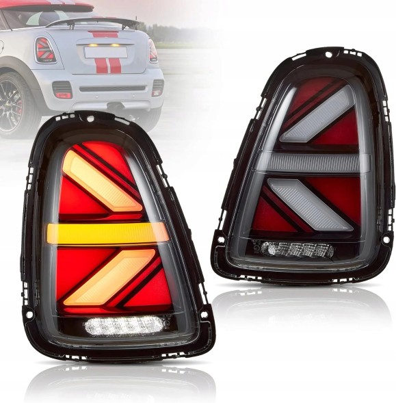 VLAND 5102913E LDMC.. MHM Комплект задніх ліхтарів Vland Full Led Tuning Black для Mini Cooper r56 r57 r58 r59 z24