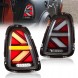 VLAND 5102913E LDMC.. MHM Комплект задніх ліхтарів Vland Full Led Tuning Black для Mini Cooper r56 r57 r58 r59 z24