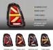 VLAND 5102913E LDMC.. MHM Комплект задніх ліхтарів Vland Full Led Tuning Black для Mini Cooper r56 r57 r58 r59 z24