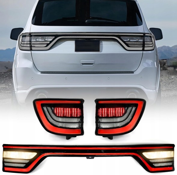 EDA Parts 31K191MH mhm Задні фари blend set Led Neon Tuning чорно-білі Dodge Durango Lift 2014