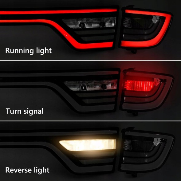 EDA Parts 31K191MH mhm Задні фари blend set Led Neon Tuning чорно-білі Dodge Durango Lift 2014