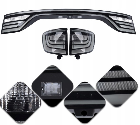 EDA Parts 31K191MH mhm Задні фари blend set Led Neon Tuning чорно-білі Dodge Durango Lift 2014