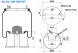 HT 03-01-UN-539-HT ПОДУШКА ПІДВІСКИ SCHMITZ MERCEDES 1ДК28Ф-3