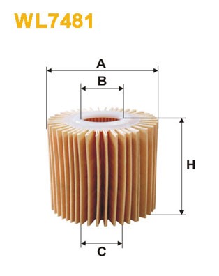 WL7481 WIX FILTERS Фільтр оливи
