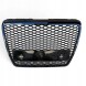 Китай Audi A6 C6 Plaster Miodu Grill Atrapa Zderzaka Решітка радіатора Audi A6 C6 2004-2008 "Стільники" Чорний Глянець RS Накладка на бампер