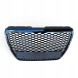 Китай Audi A6 C6 Plaster Miodu Grill Atrapa Zderzaka Решітка радіатора Audi A6 C6 2004-2008 "Стільники" Чорний Глянець RS Накладка на бампер