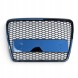 Китай Audi A6 C6 Plaster Miodu Grill Atrapa Zderzaka Решітка радіатора Audi A6 C6 2004-2008 "Стільники" Чорний Глянець RS Накладка на бампер