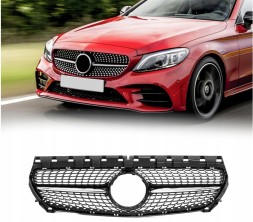 PELOPTICAR A11788811600 РЕШІТКА РАДІАТОРА MERCEDES CLA 117 17-19 DIAMOND ЧОРНИЙ / ХРОМ