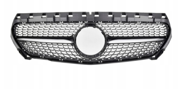 PELOPTICAR A11788811600 РЕШІТКА РАДІАТОРА MERCEDES CLA 117 17-19 DIAMOND ЧОРНИЙ / ХРОМ