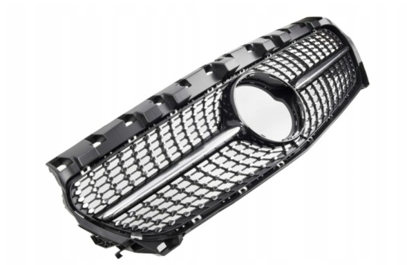 PELOPTICAR A11788811600 РЕШІТКА РАДІАТОРА MERCEDES CLA 117 17-19 DIAMOND ЧОРНИЙ / ХРОМ