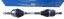 SKF VKJC 5003 Приводна піввісь осі передня ліва skf dacia duster renault duster 1.2 1.5 2010-