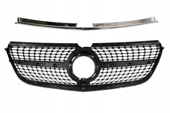 Китай 08-44719-07DSA MERCEDES VITO W447 AMG 2019-2024 ПІСЛЯ ЛІФТИНГУ ГРИЛЬ ДІАМАНТ ПІД КАМЕРУ