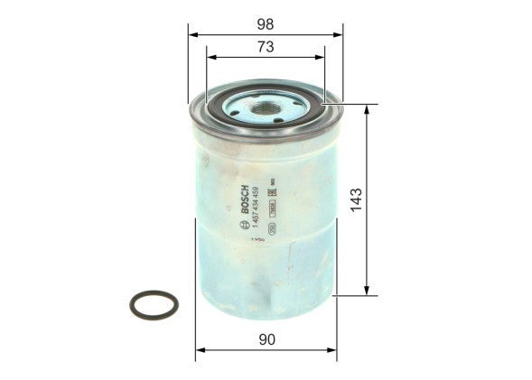 1457434459 BOSCH Фільтр паливний