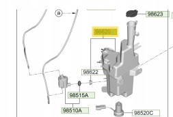 Hyundai OE 98620J9100 Бачок омивача hyundai kona (2018)