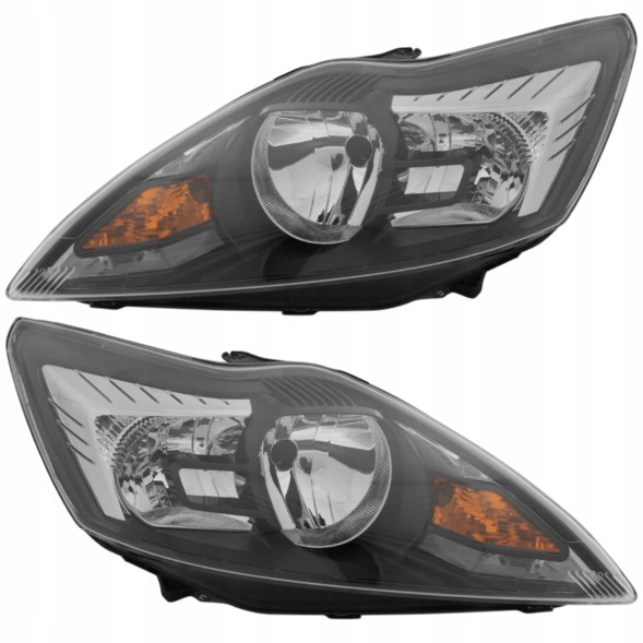 Mertt MRT-2034115 Передні фари чорні FORD FOCUS II mk2 Lift 2008- ліва + права + Фара Передня Чорна FORD FOCUS II mk2 Lift 2008- 8M5113W030