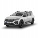 RIDER RD-F-70 Бічні молдинги дверей захисні накладки на кузов для DACIA JOGGER 2022-