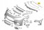 Mercedes-Benz OE OE MERCEDES A2135405803 ДРІТ/ПРОВОДКА БАМПЕРА ПЕРЕДНІЙ MERCEDES E-KLAS W213