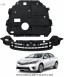 PC 83292233493 ЗАХИСТ ДВИГУНА ПІД ДВИГУН БАМПЕР TOYOTA COROLLA SDN E17 06.2013-2018 МІЦНИЙ