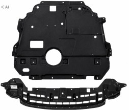 PC 83292233493 ЗАХИСТ ДВИГУНА ПІД ДВИГУН БАМПЕР TOYOTA COROLLA SDN E17 06.2013-2018 МІЦНИЙ