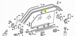 Китай 123OE Прокладка wewn.dachowa Mercedes C123 Купе