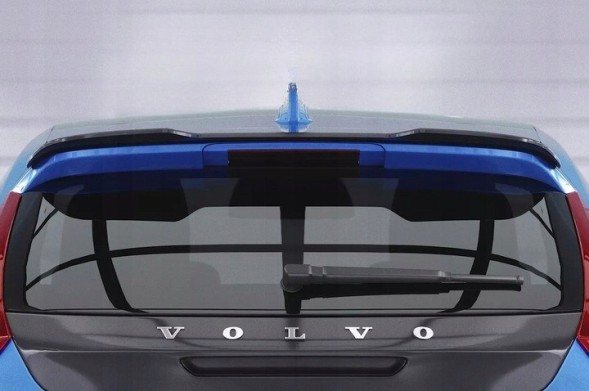 Китай Spoiler Lotka Volvo V40 Спойлер Volvo V40 Чорний Блиск Накладка Задній Лоток Спойлер