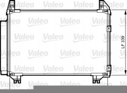 Valeo 814223 Охолоджувачі кондиціонера (конденсатори) valeo 814223