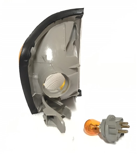 Depo DE340-1504L-AS-CY DE340-1504R-AS-CY Mercedes w124 usa + оправа новий мигалка комплект